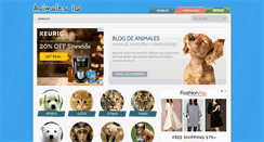 Desktop Screenshot of animales10.com